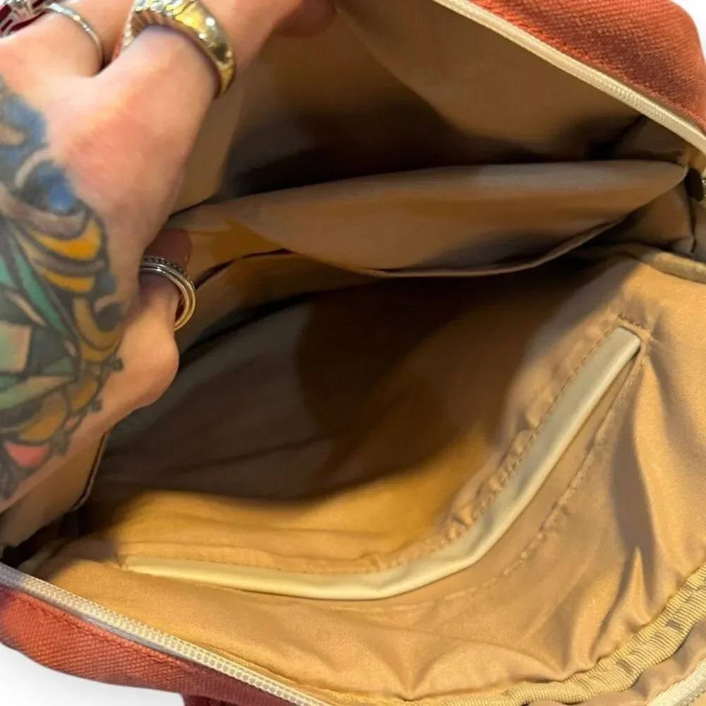 DACHEE Boho Tribal Canvas 14”Laptop Messenger Bag